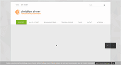 Desktop Screenshot of hypnosetherapie-zinner.de